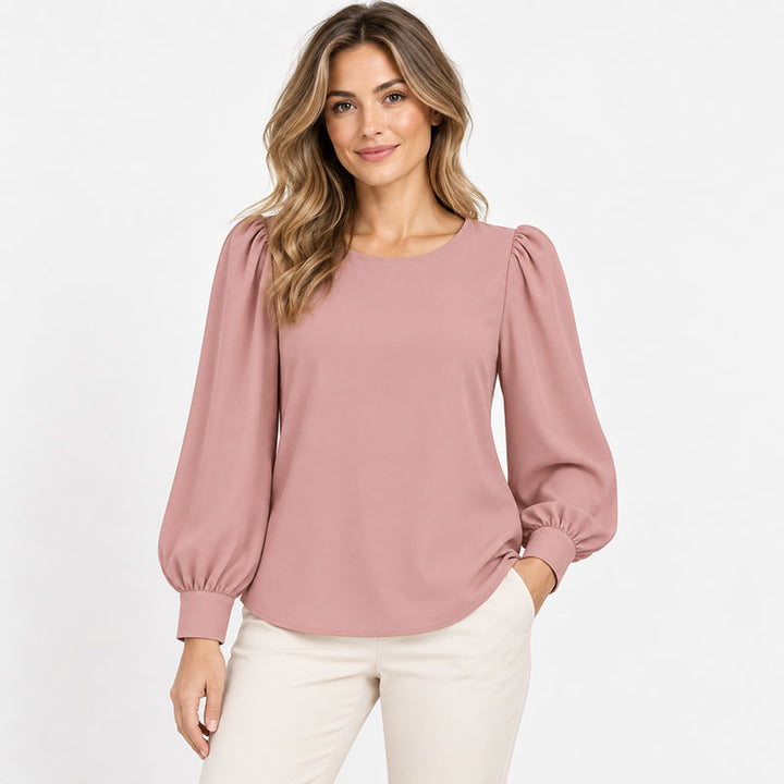Camille Bluse mit Puffärmeln