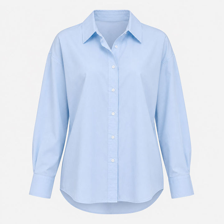 Elisa Locker geschnittene Hemdbluse