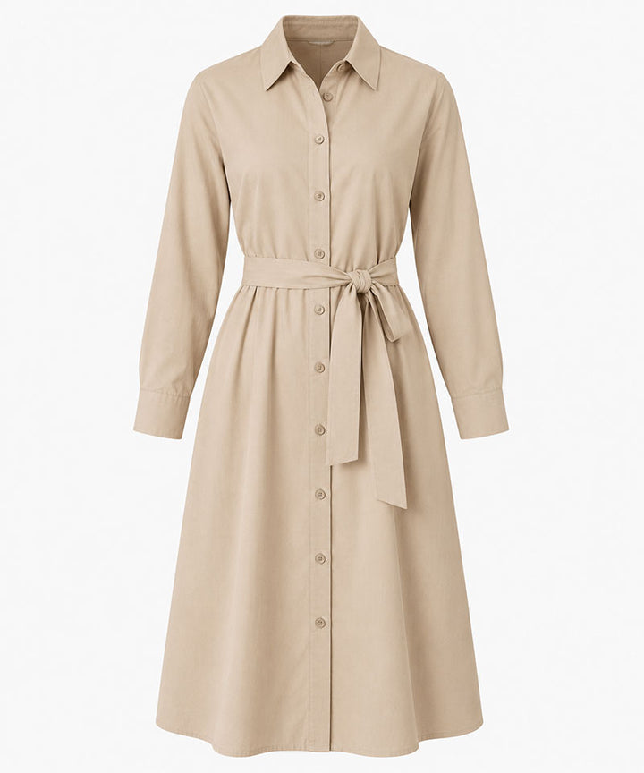 Lea Hemdblusenkleid mit Gürtel