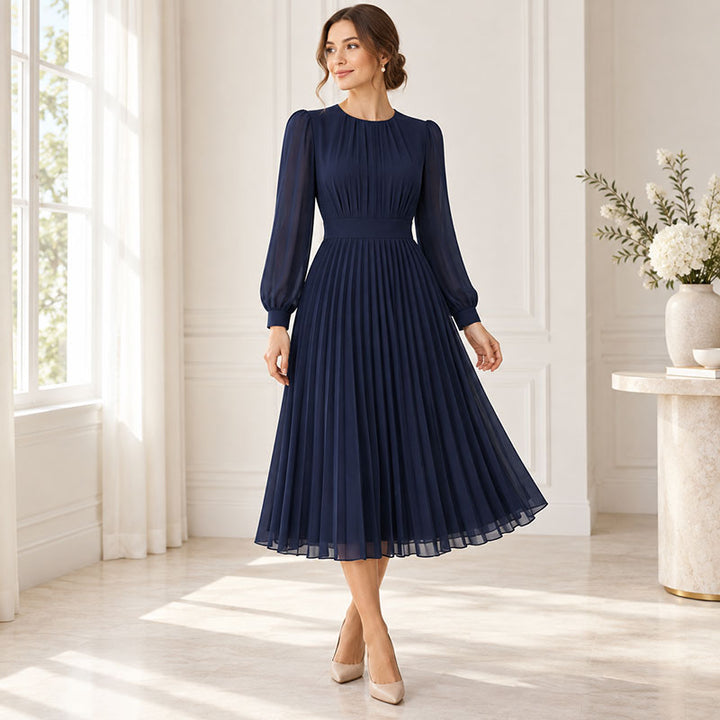Mara Plissiertes Midikleid