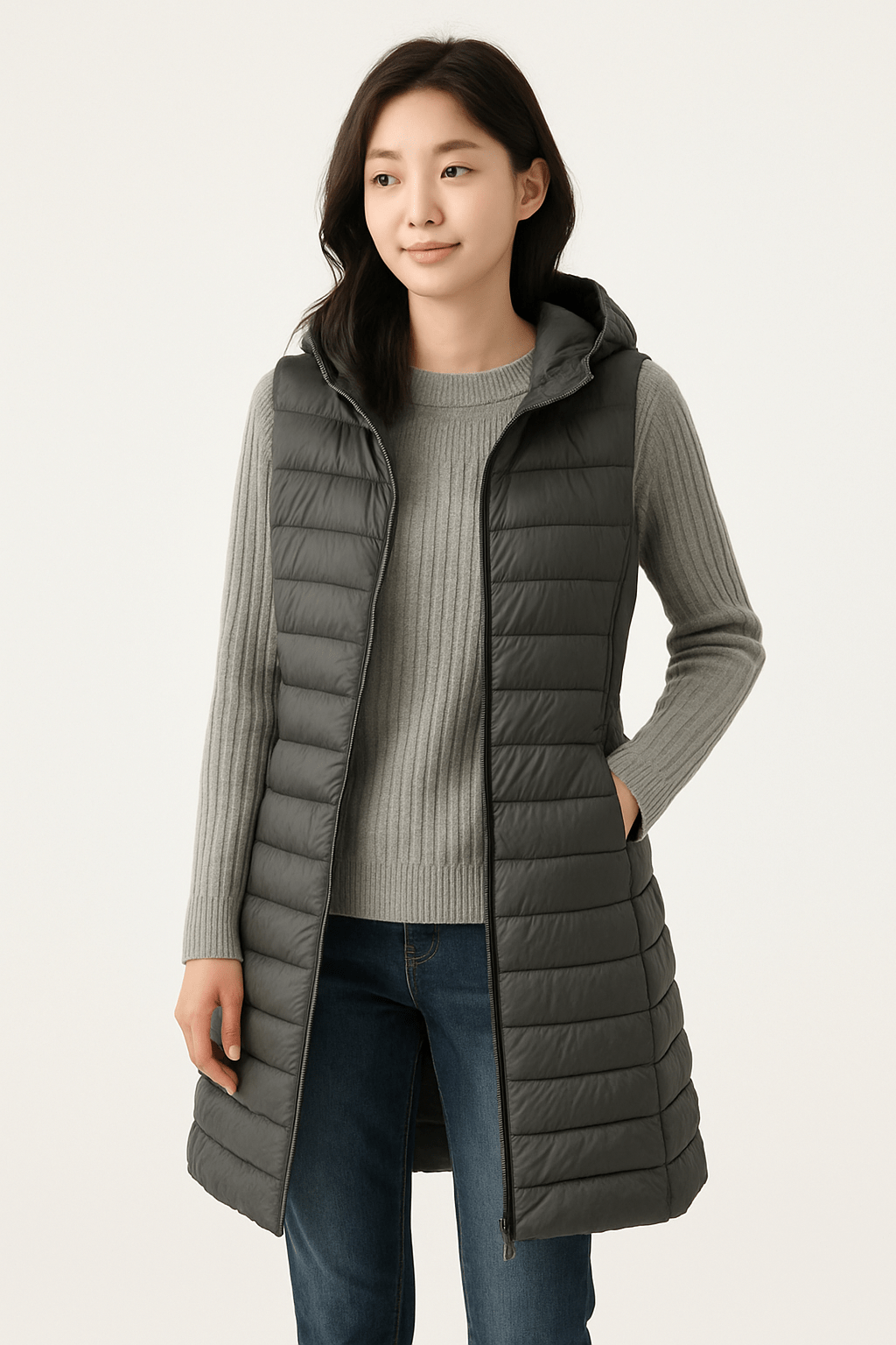 Amalie Steppjacke mit Kapuze