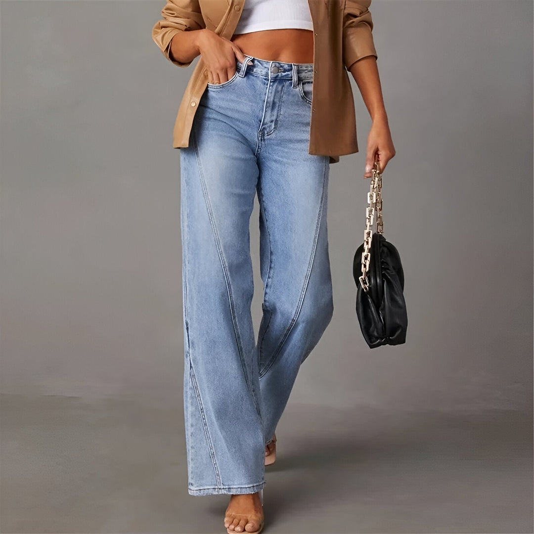 Dorothea Jeans mit geradem Schnitt