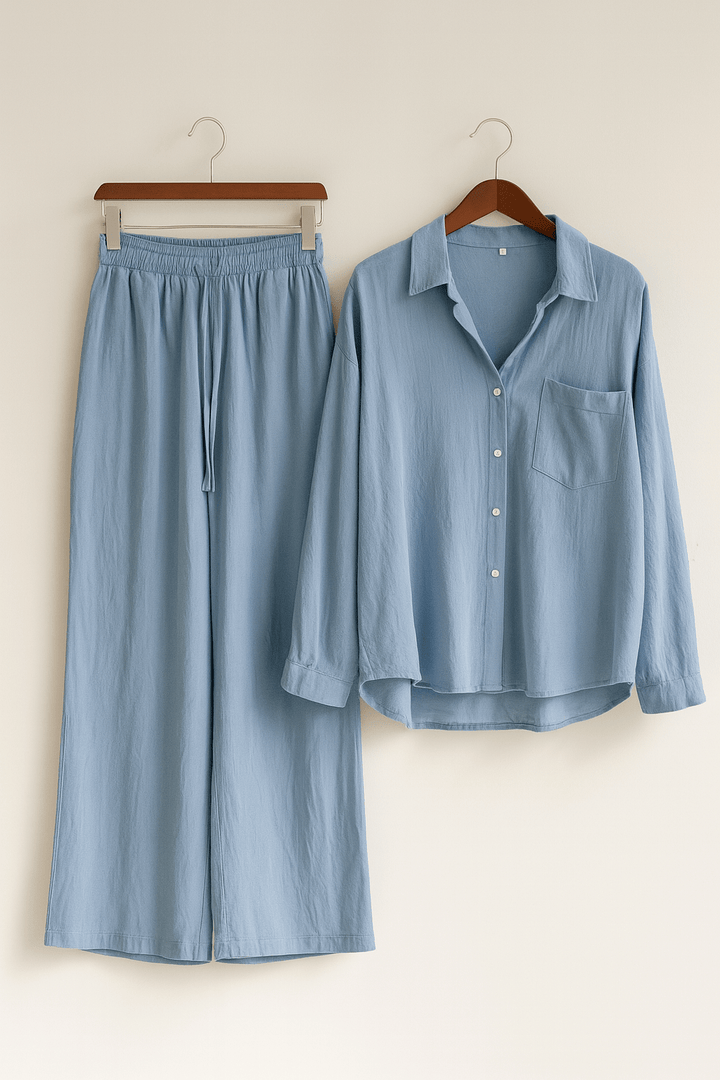 Joyce 2-teiliges Set mit lockerer Bluse und Hose