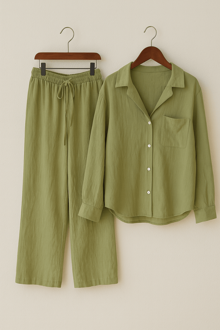 Joyce 2-teiliges Set mit lockerer Bluse und Hose