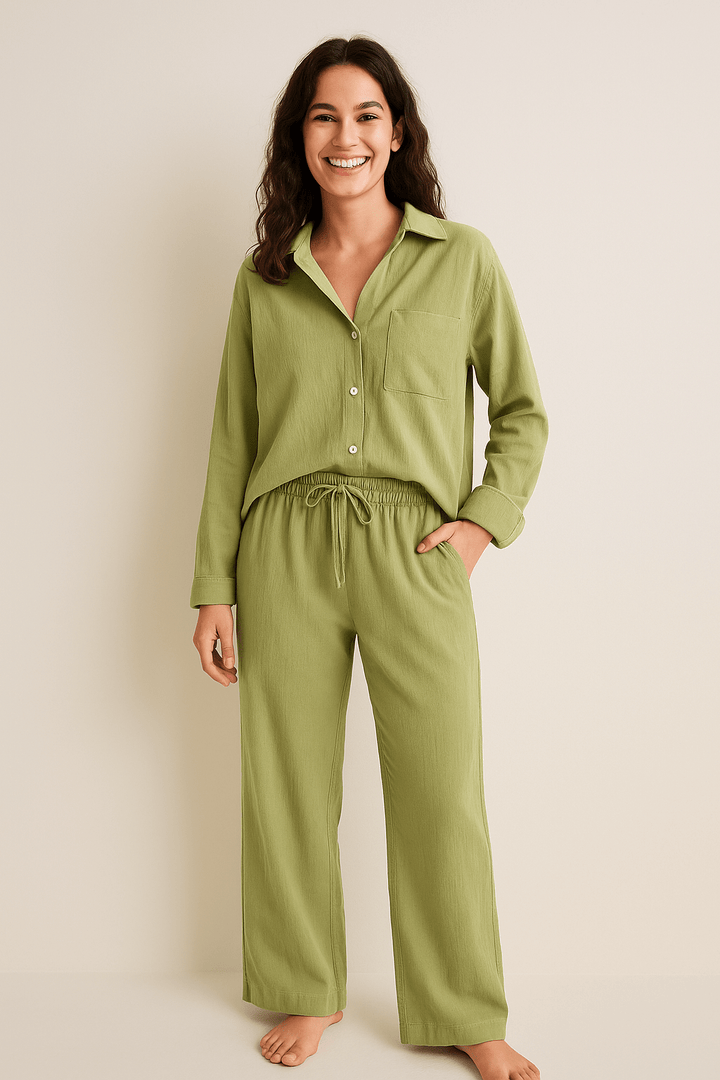 Joyce 2-teiliges Set mit lockerer Bluse und Hose
