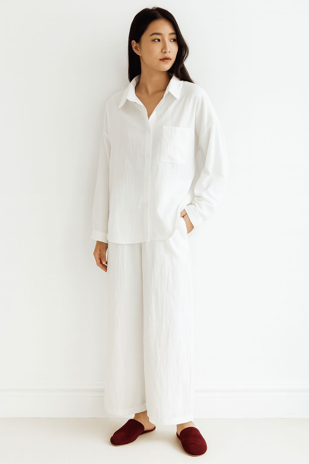 Joyce 2-teiliges Set mit lockerer Bluse und Hose