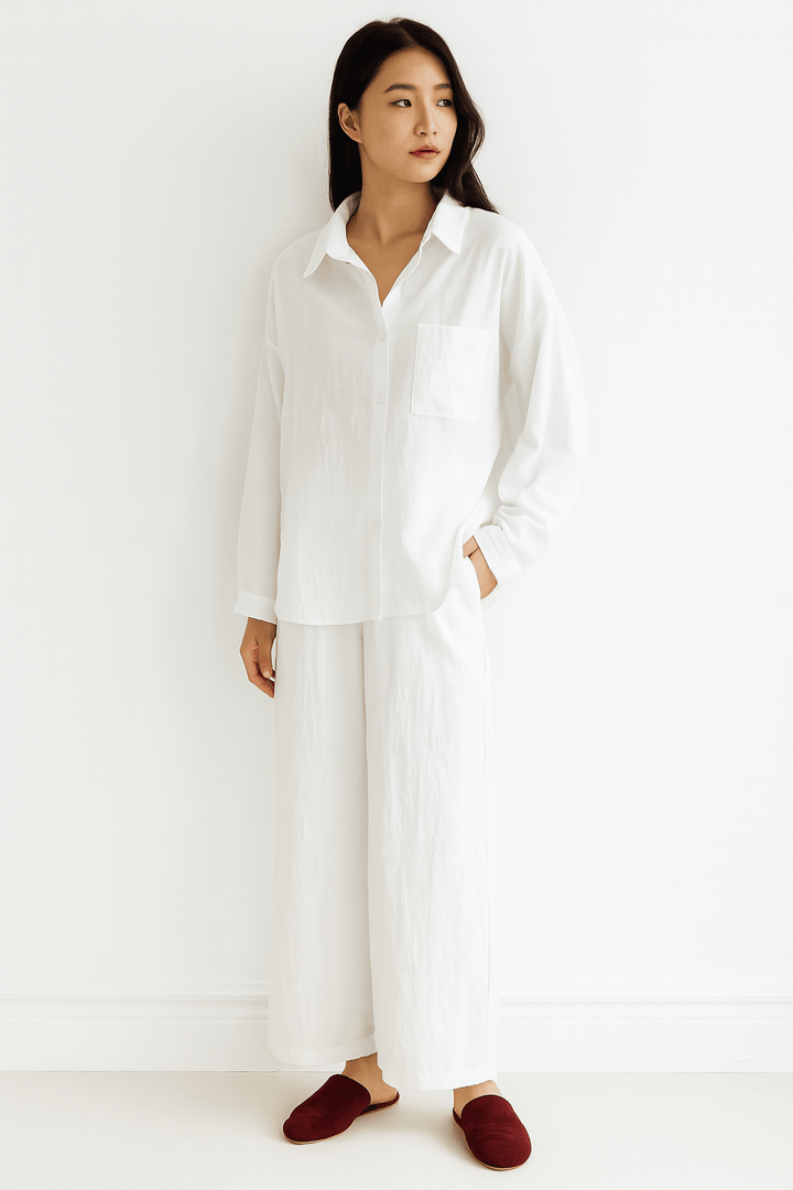 Joyce 2-teiliges Set mit lockerer Bluse und Hose