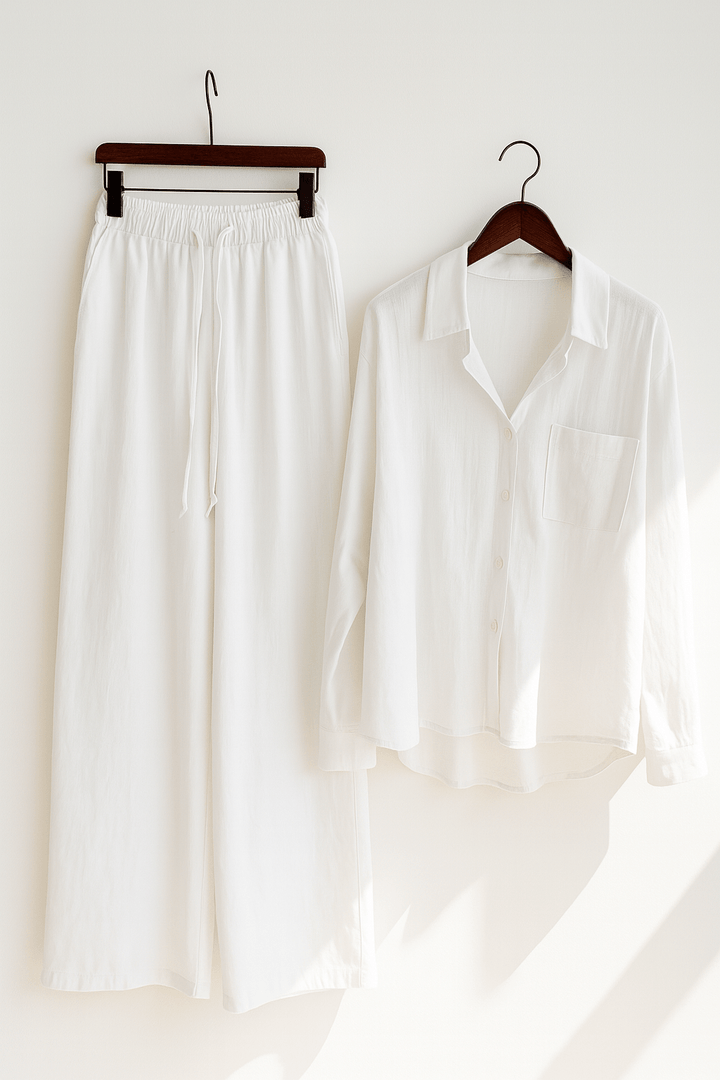 Joyce 2-teiliges Set mit lockerer Bluse und Hose