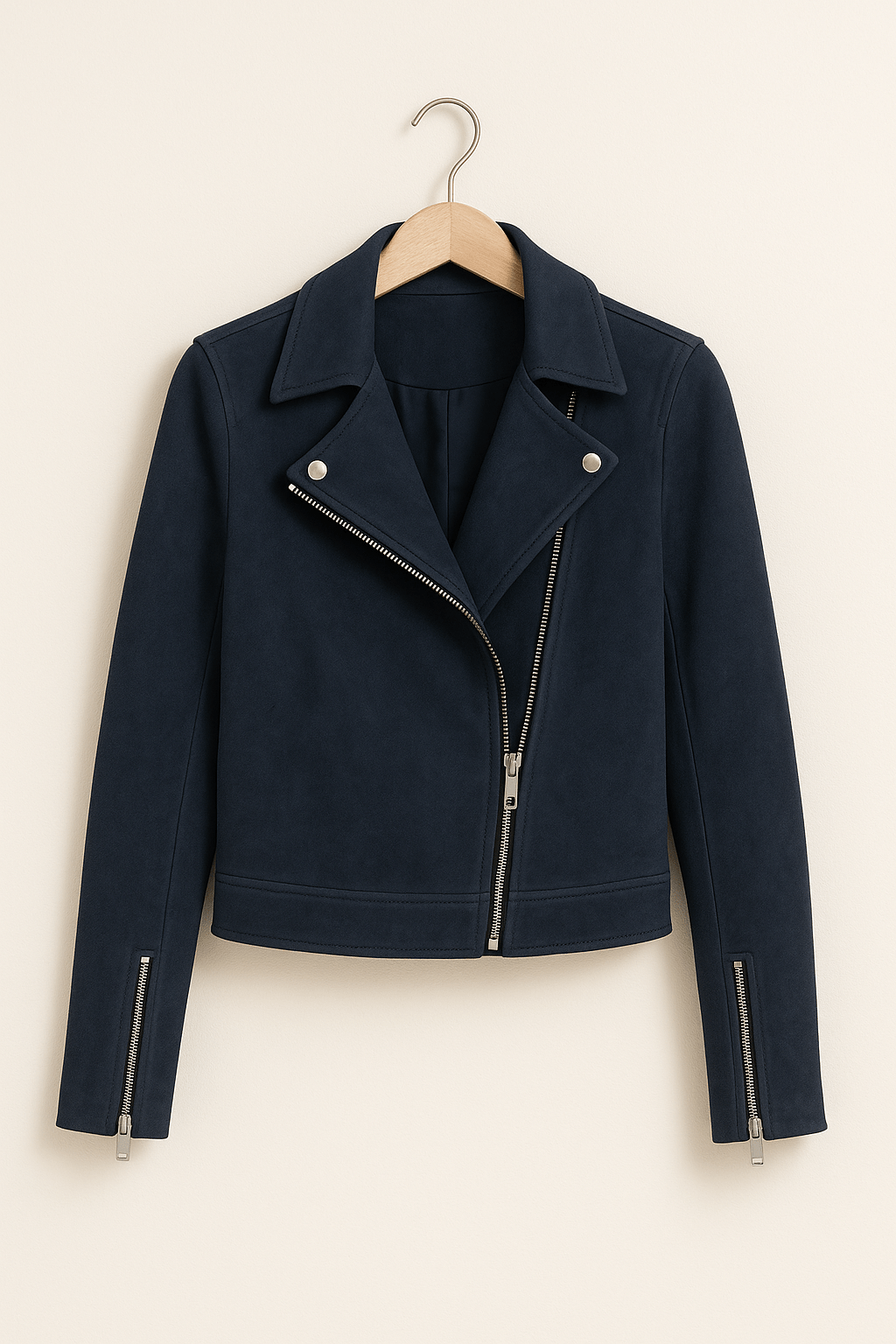 Mathilde Bikerjacke aus Wildlederimitat