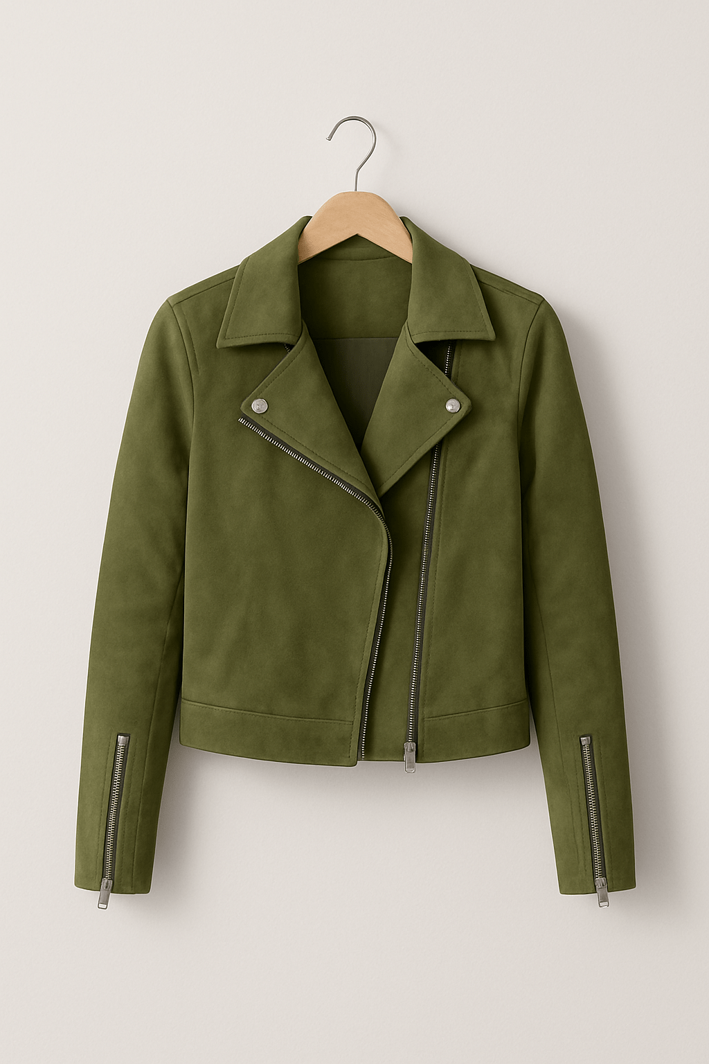 Mathilde Bikerjacke aus Wildlederimitat
