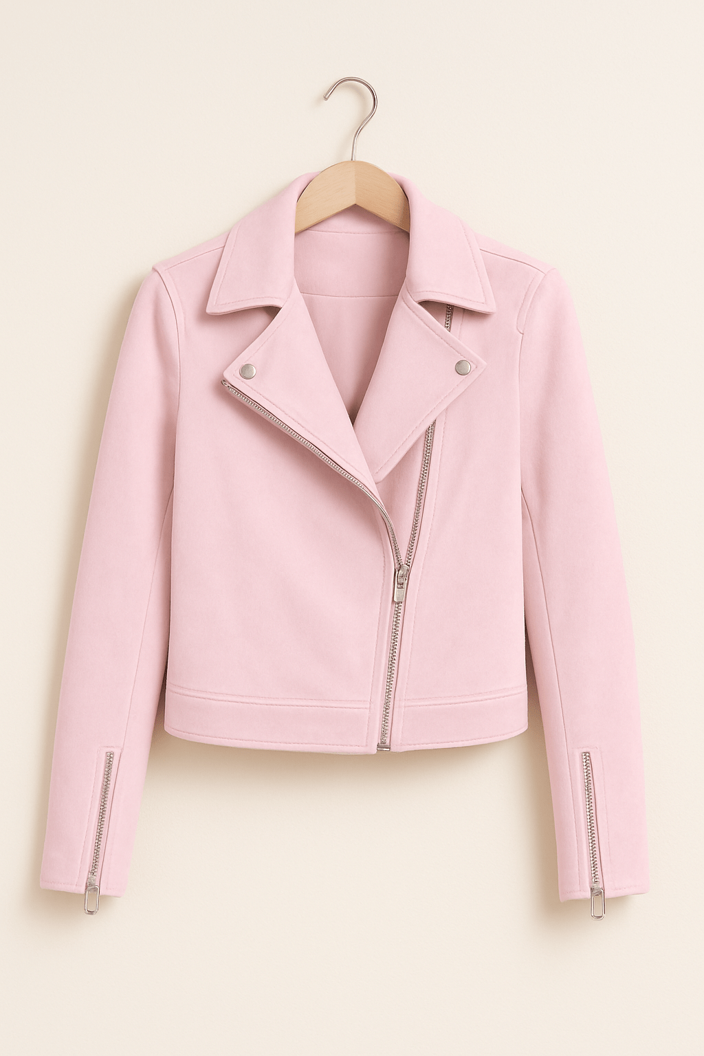 Mathilde Bikerjacke aus Wildlederimitat