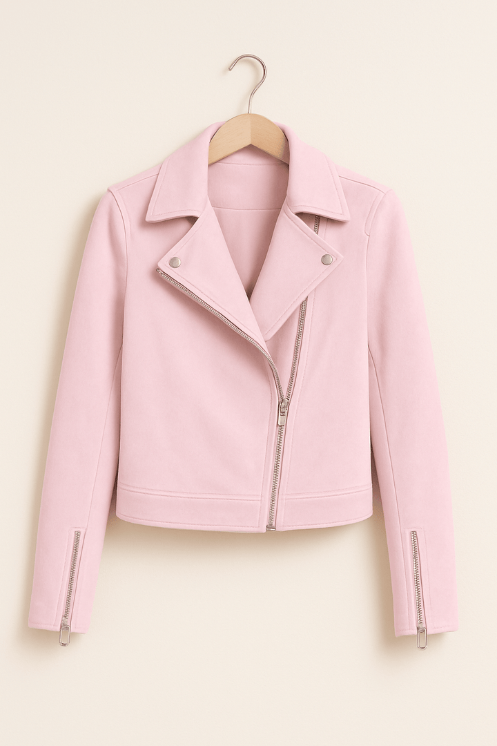 Mathilde Bikerjacke aus Wildlederimitat