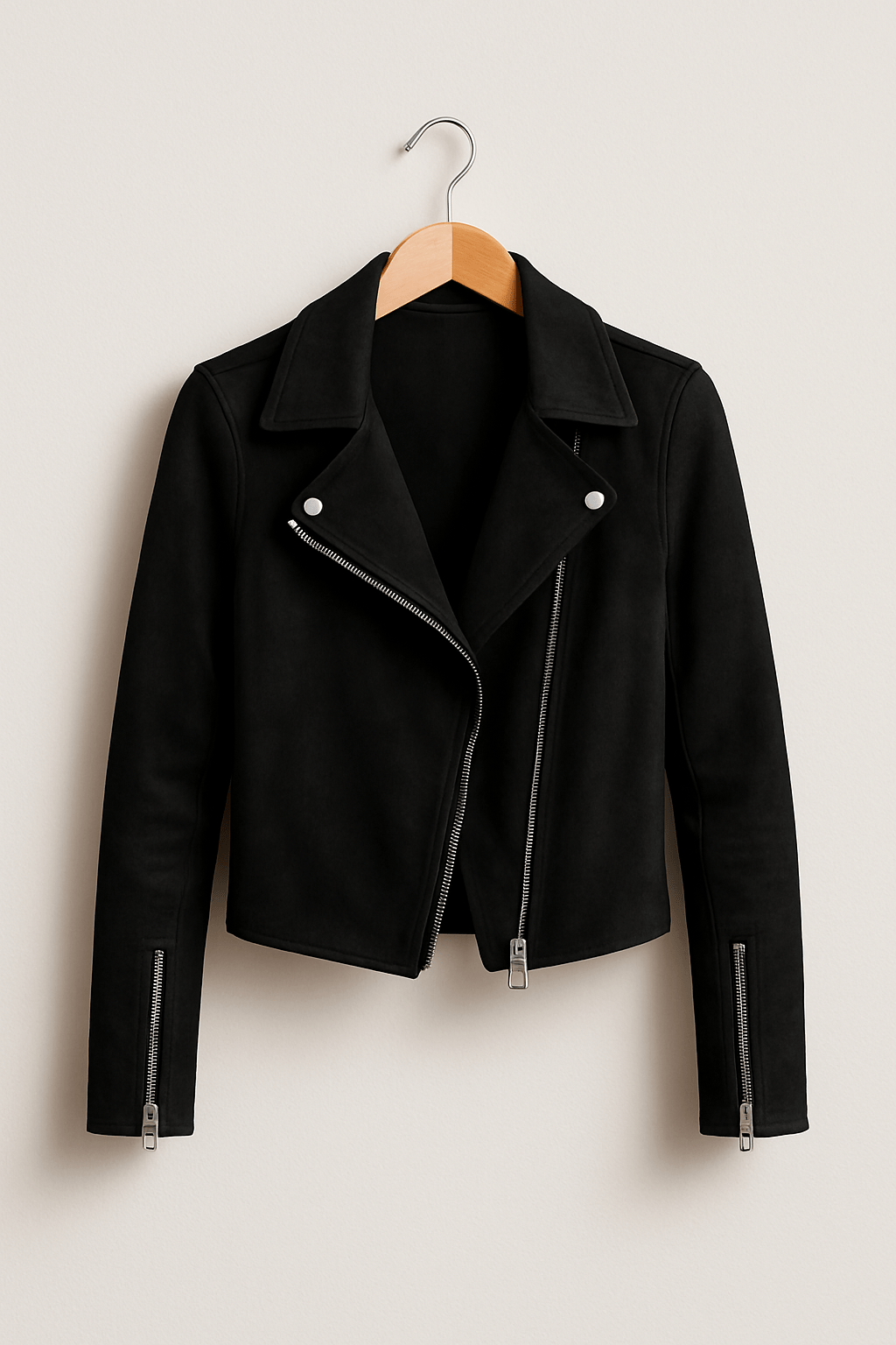 Mathilde Bikerjacke aus Wildlederimitat